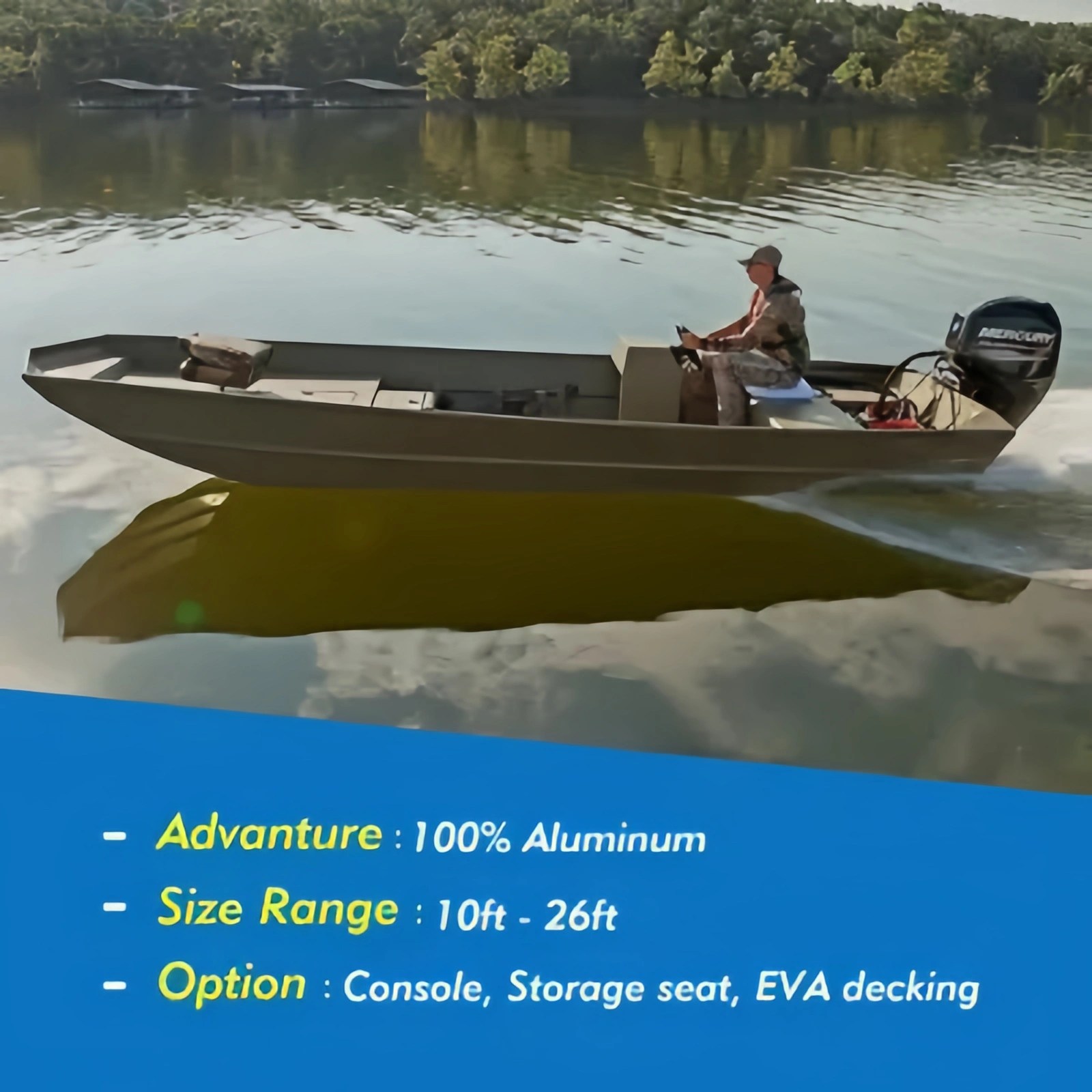2023 Alumacraft Jon Boat Drift Hoper Model NeoBoats