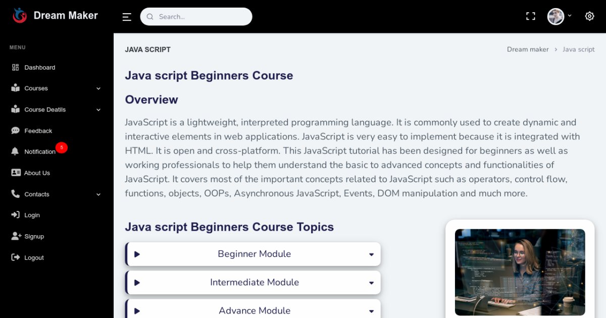 Java Script Dream Maker Java script