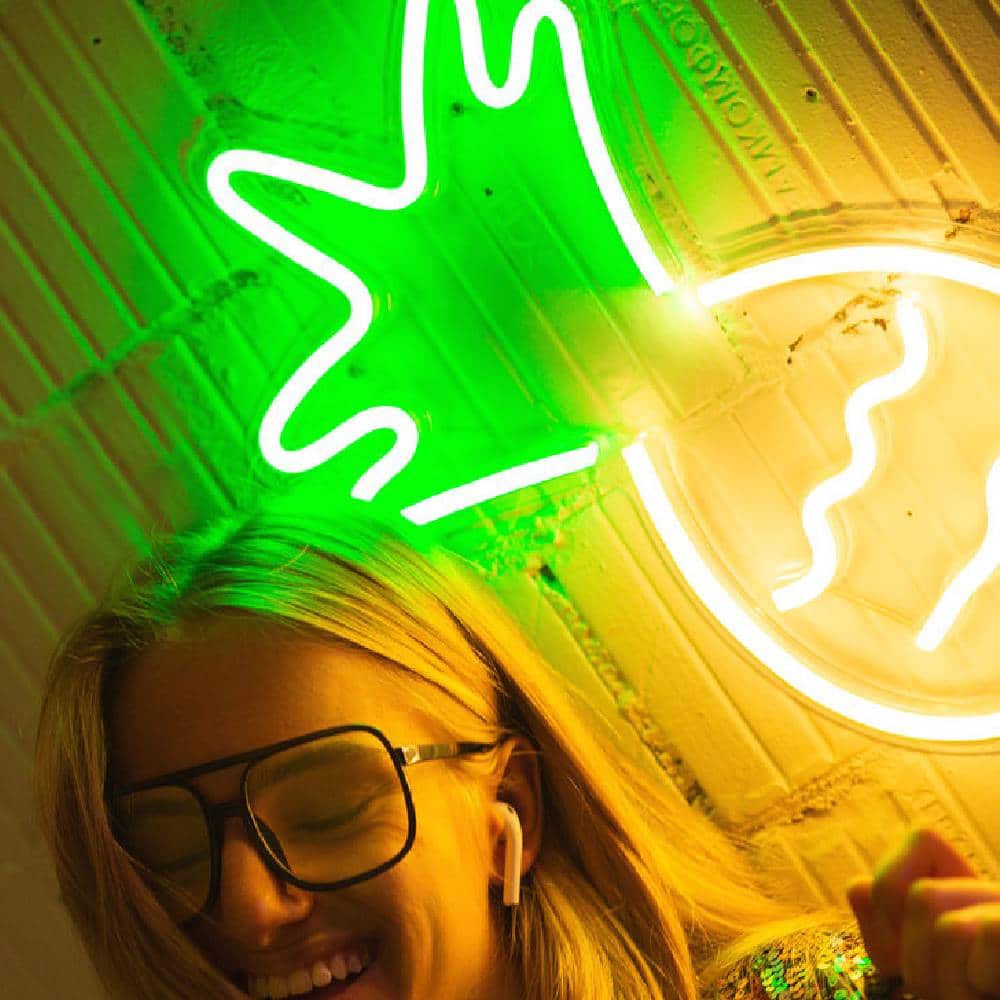 Aesthetic Neon Yellow Signs Yellow Neon Lights Neon Direct