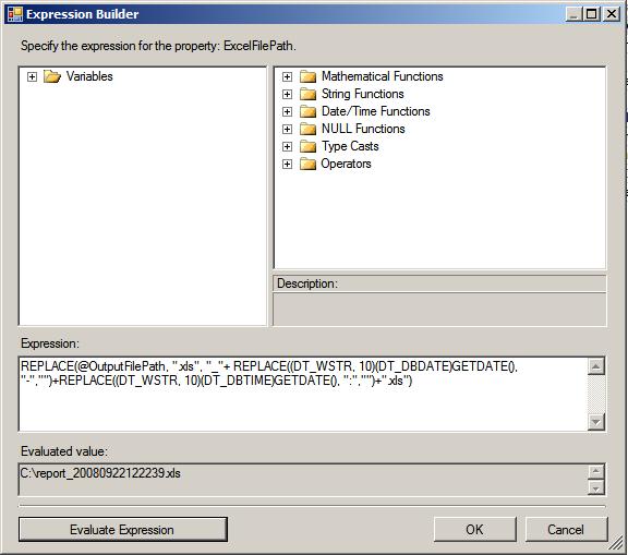 SSIS How to add a timestamp to a Excel File output path. Alex Espinoza iKnode, Software