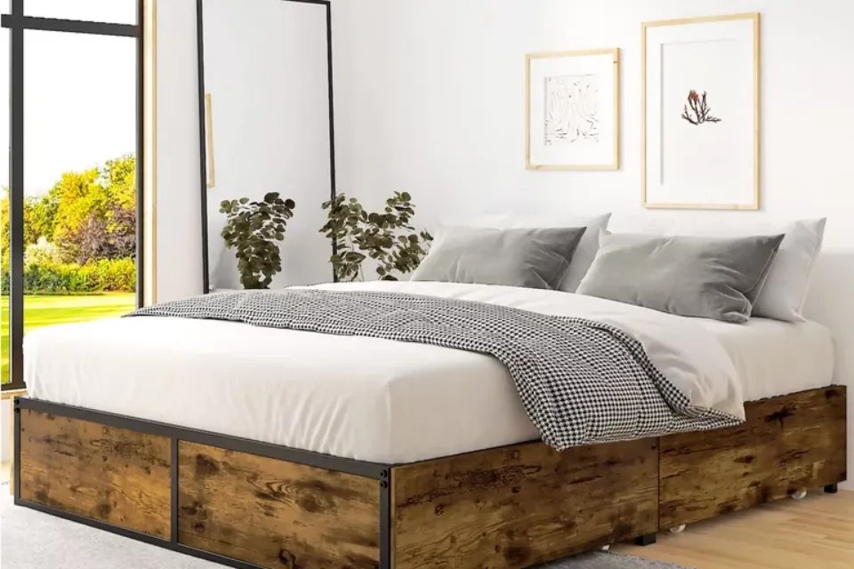 Platform Bed Frames for Modern Bedroom Spaces quality frames