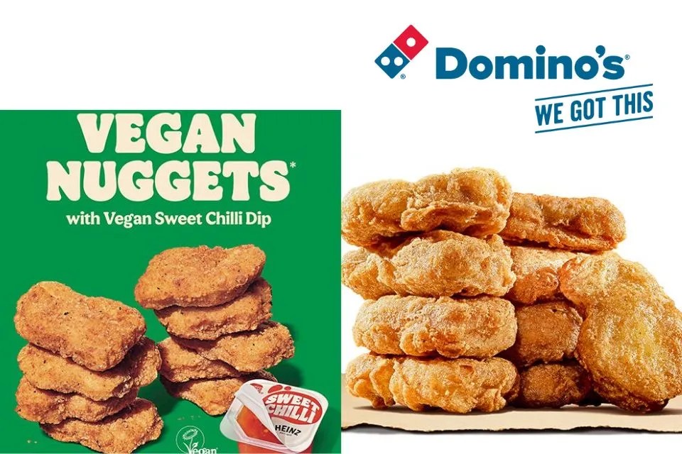 Domino’s Plant Based Nuggets Delicious & MeatFree