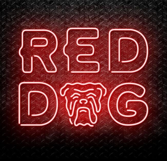 Buy Red Dog Neon Sign Online // Neonstation