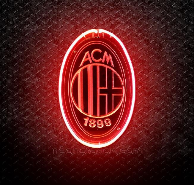 ACM AC Milan 1899 3D Neon Sign For Sale // Neonstation