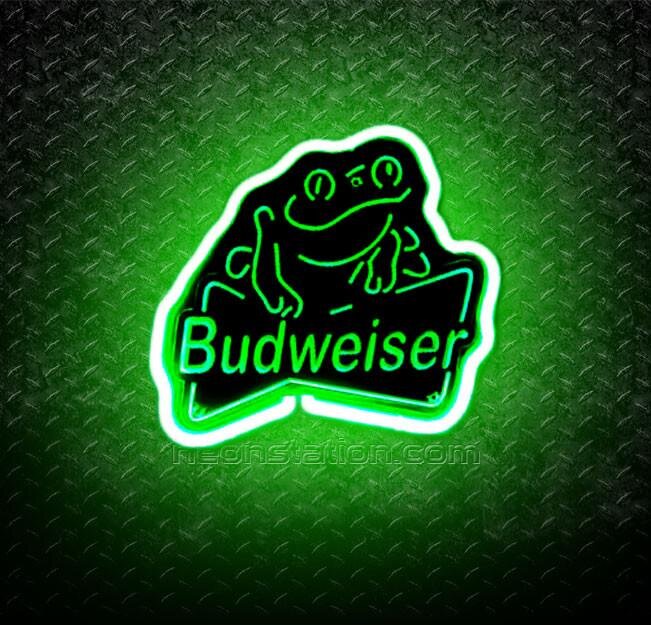 Budweiser Frog 3D Neon Sign For Sale // Neonstation