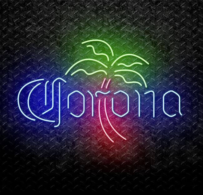Buy Corona Palm Tree Neon Sign Online // Neonstation