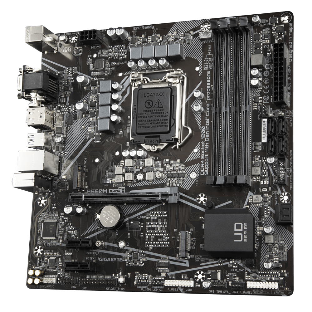 GIGABYTE B560 DS3H MOTHERBOARD Neon Technology