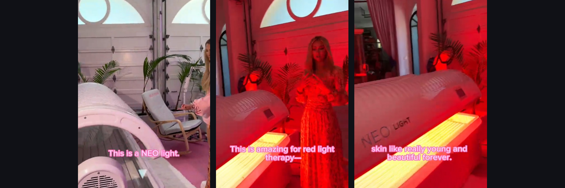 Inside Paris Hilton's Sliving Spa NEO Light Bed Experience