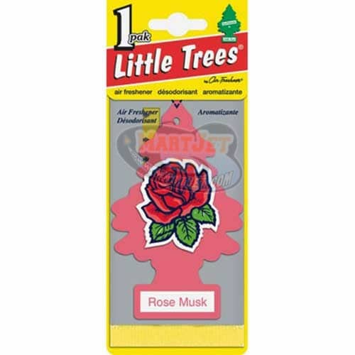 Car Air Freshener Little Tree 1Pack Box of 24 (6) Rose Musk NEPA