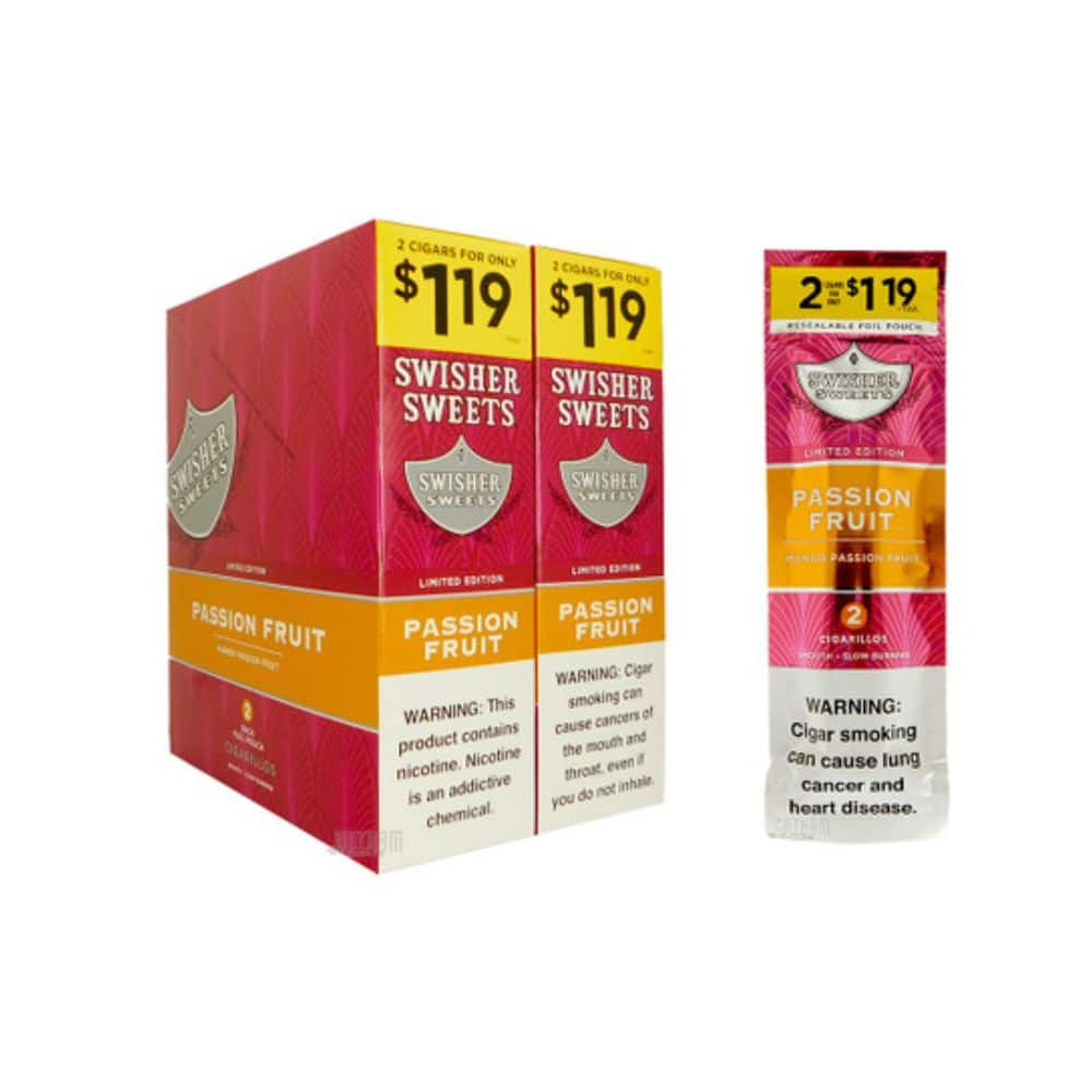 Swisher Sweet Cigarillos2F1.19 X 30 (24) Passion Fruit NEPA