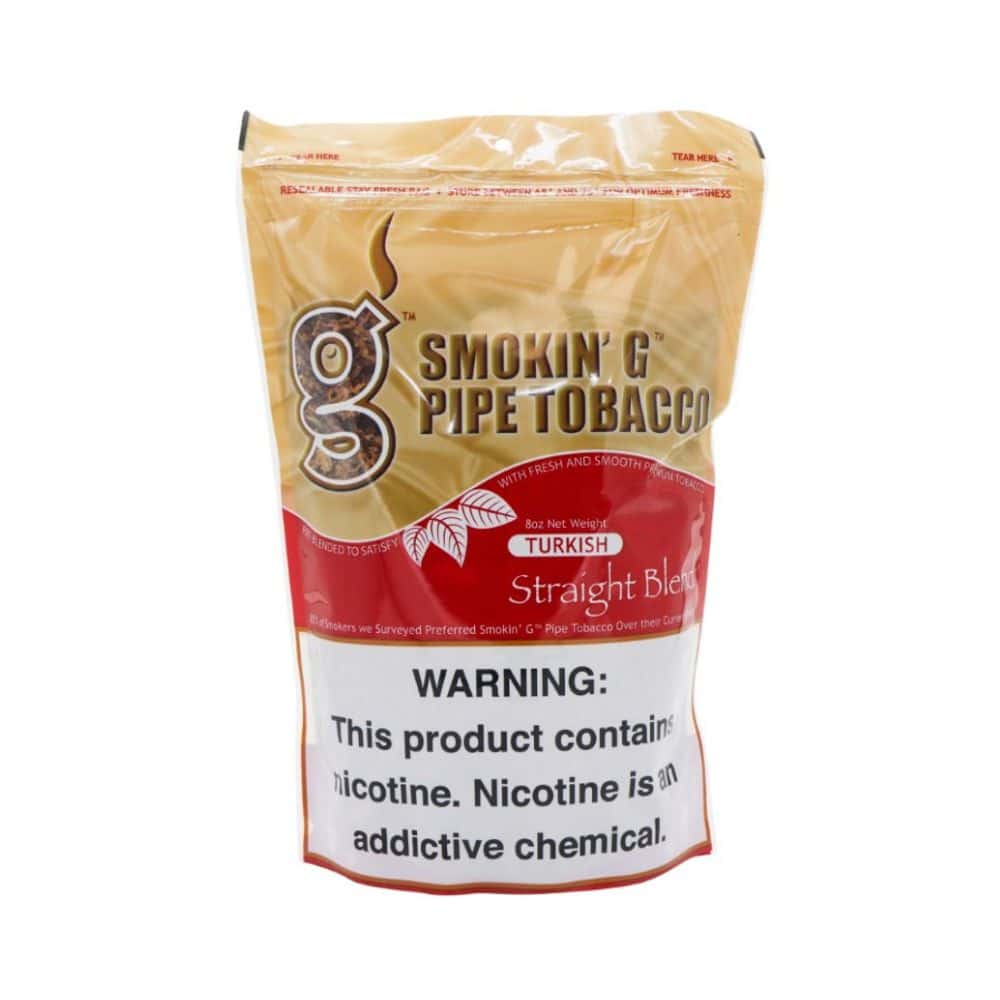 Smoking G Pipe Tobacco 8 Oz Turkish Straight NEPA DISTRIBUTORS LLC