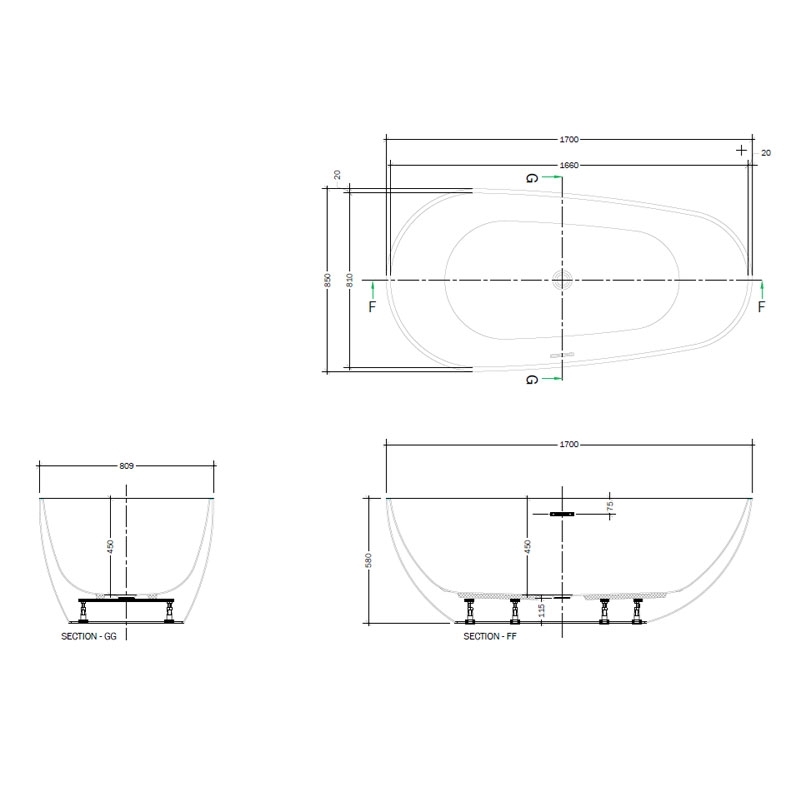 Eggy Free Standing Bathtub for Bathroom Bathtubs Price