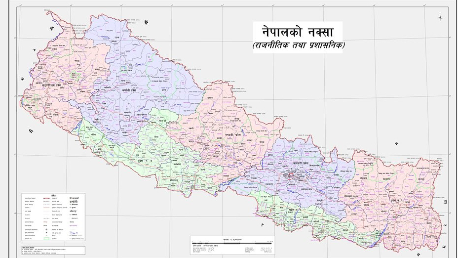 Nepal New Official Map Nepal launches the new official Map Nepal 8th Wonder