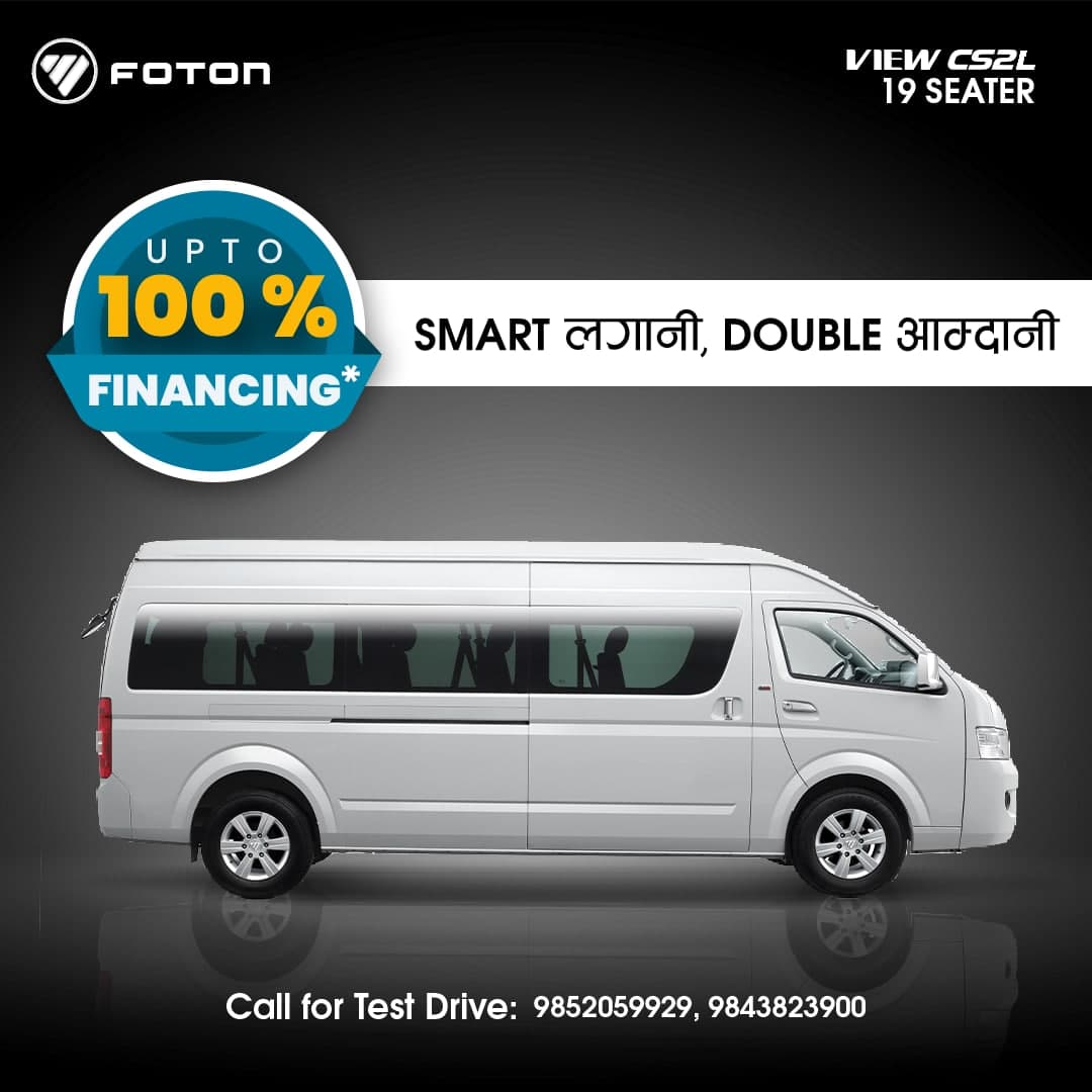 Get 100 Financing On Foton View CS2 L 19seater Van Team Nepal