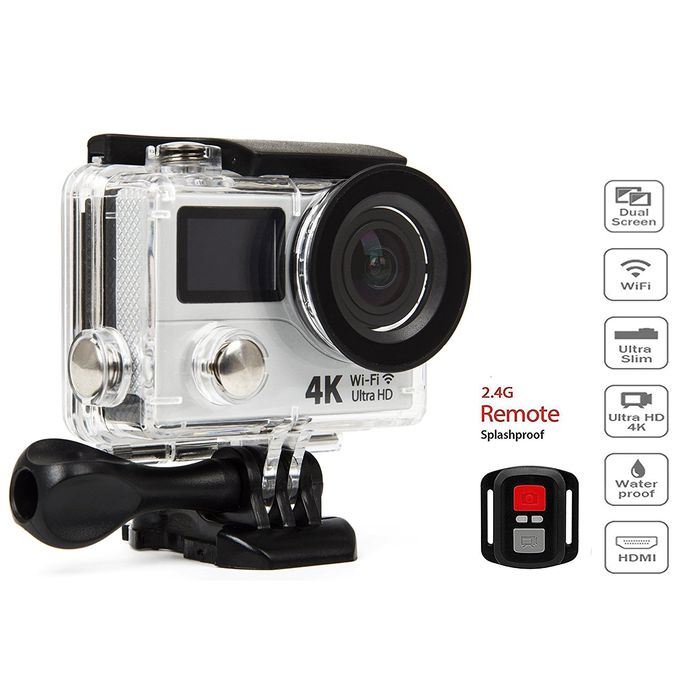 4k Ultra Hd Action Camera Wifi 1080p 60fps 16mp 2.0 Inch Dual Screen