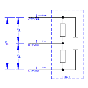 NEPSI - Reactive Power in a 3-Phase System Calculator