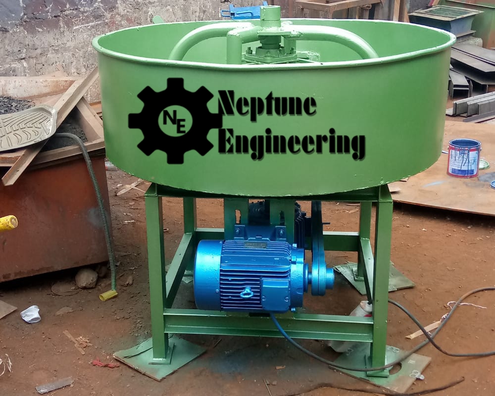 Concrete Pan Mixer Machine Neptune Engineering