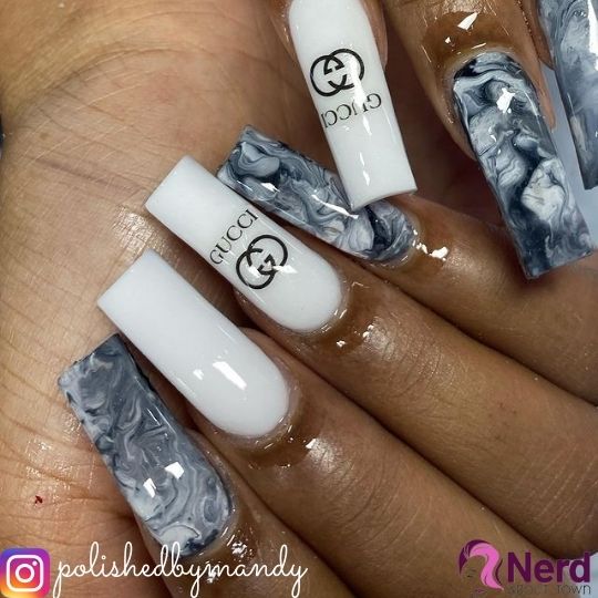 40+ Stylish GUCCI Nail Designs to Try Yourself Nerd About Town