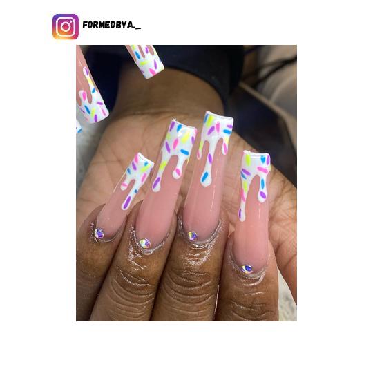 40+ Drip Nail Design Ideas for 2024 Nerd About Town