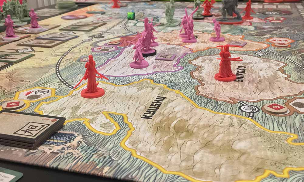 Rising Sun Giappone feudale da tavolo Nerdando
