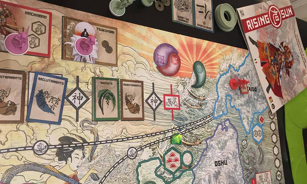 Rising Sun Giappone feudale da tavolo Nerdando