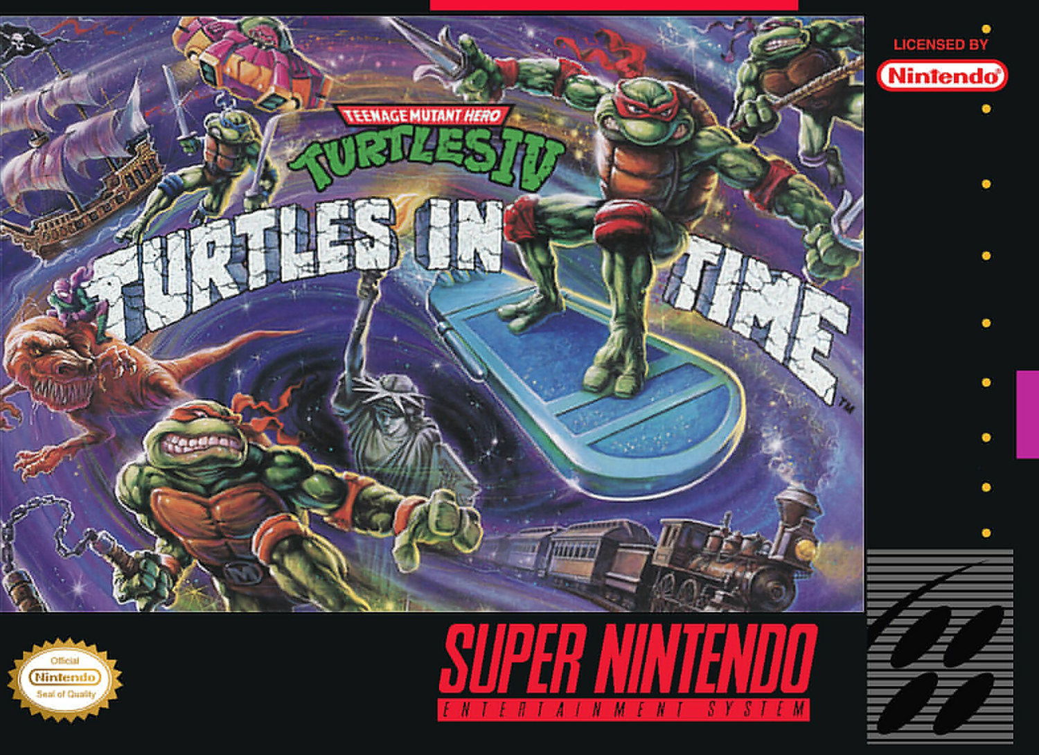 TMNT IV Turtles in Time SNES Nerd Bacon Reviews