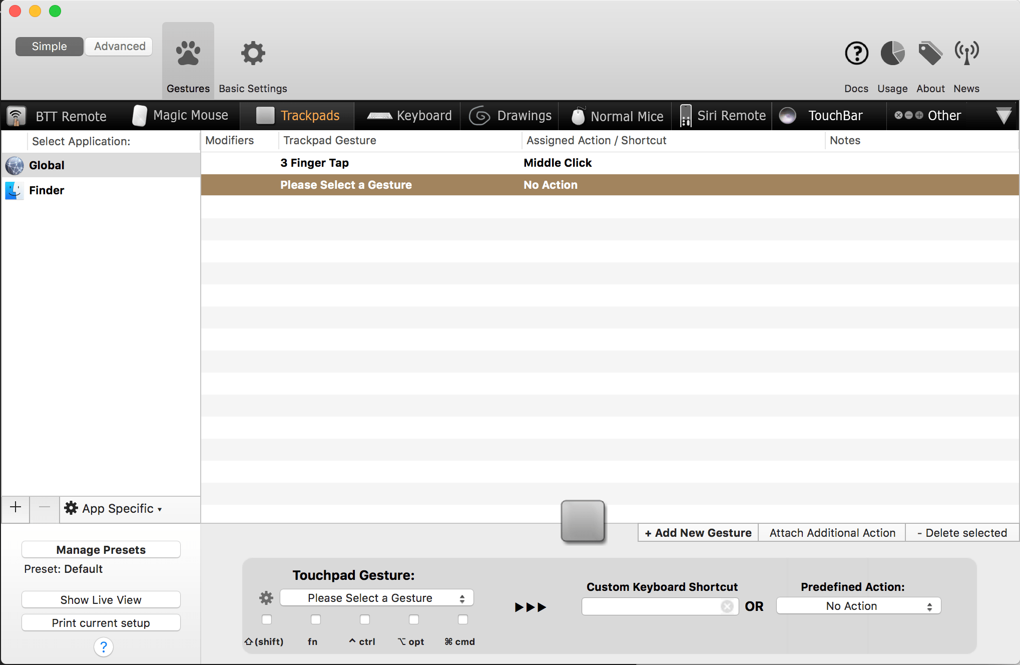 BetterTouchTool Mittlere Maustaste am MacTouchPad und mehr nerdblog
