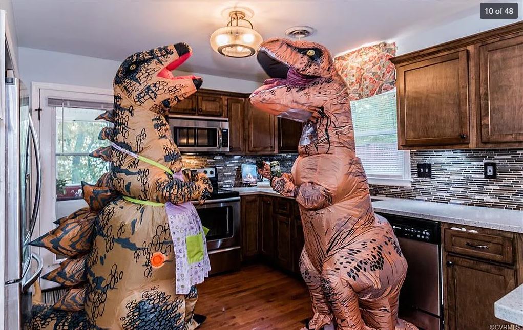 New House Listing on Zillow Features Dinosaurs