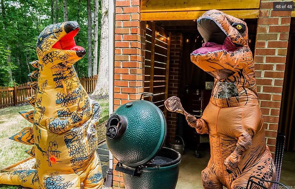 New House Listing on Zillow Features Dinosaurs