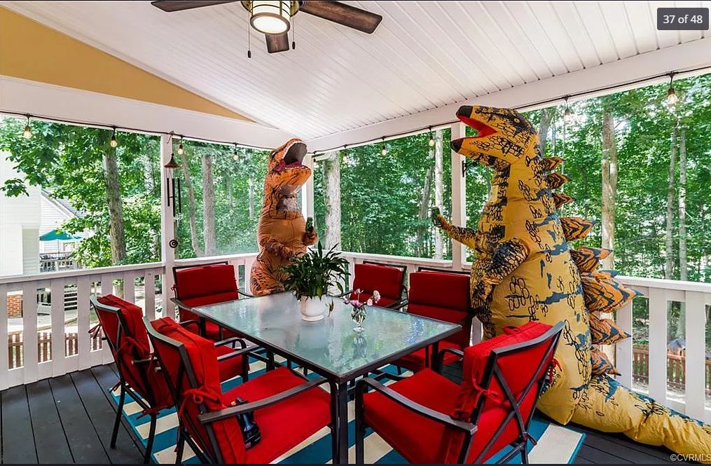 New House Listing on Zillow Features Dinosaurs