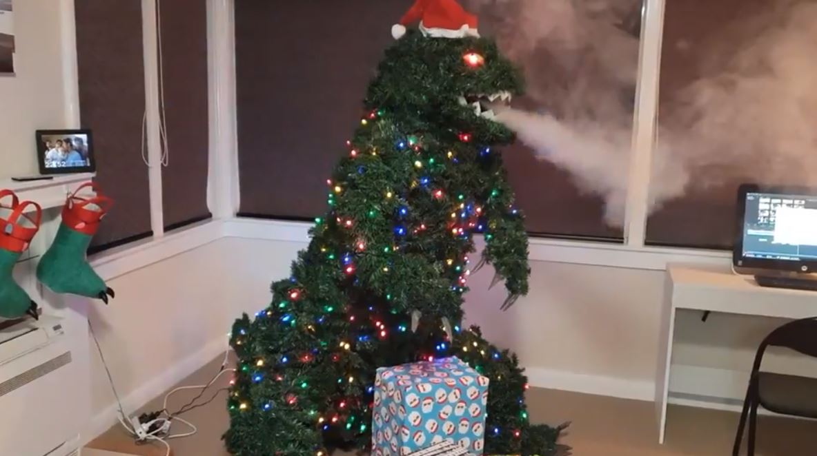 This Godzilla Christmas Tree is Enviable!