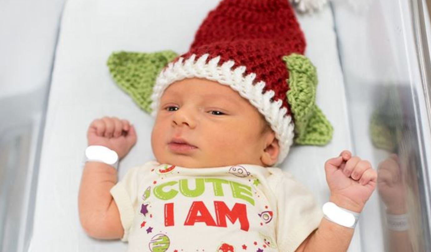 Hospital Dresses Up Newborn Babies As Baby Yoda From 'The Mandalorian'