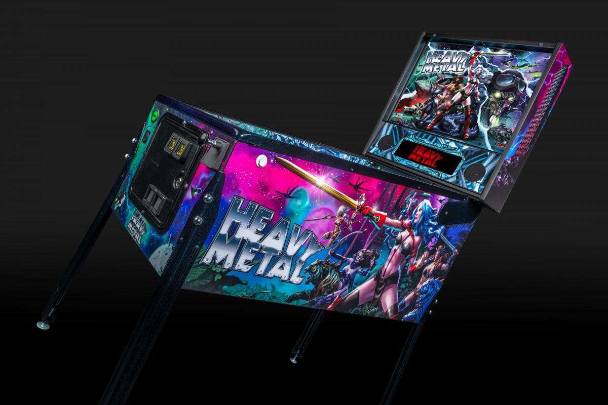 HEAVY METAL Celebrates 300th Issue With New Pinball Machine!