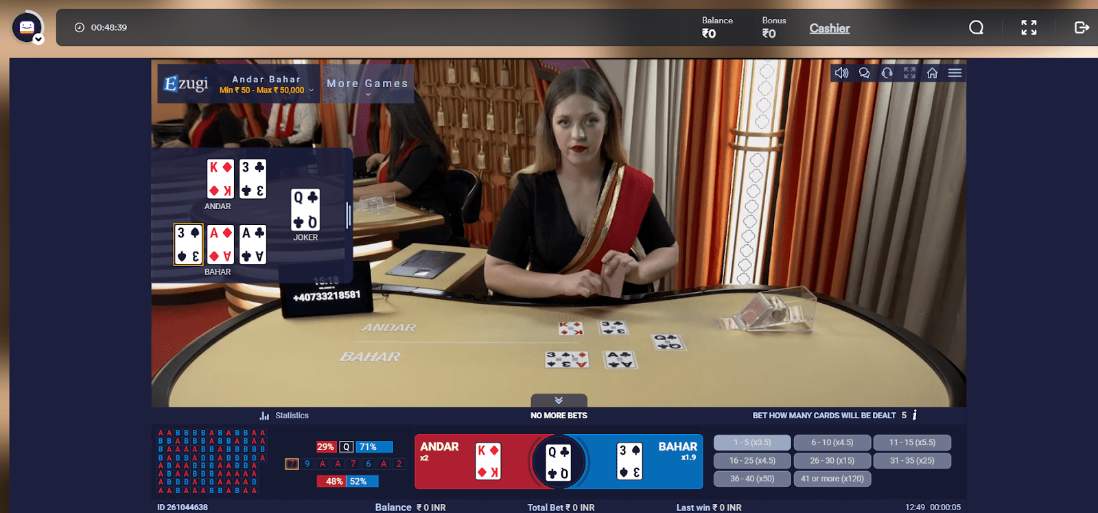 India Online Live Casino
