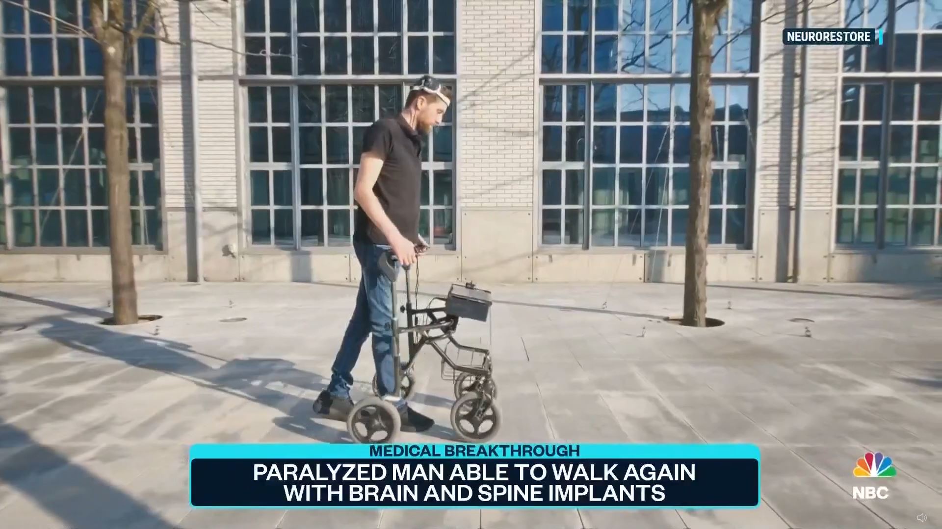 Paralyzed Man Walks Again with Bluetooth Technology