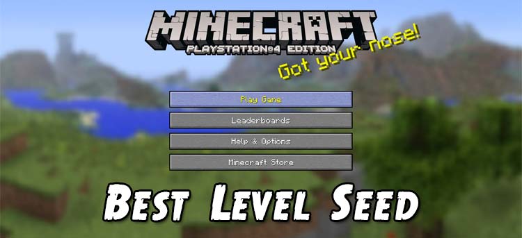 Best Minecraft Survival Seed For PS4 XB1 100 + Diamond, Gold & Emerald