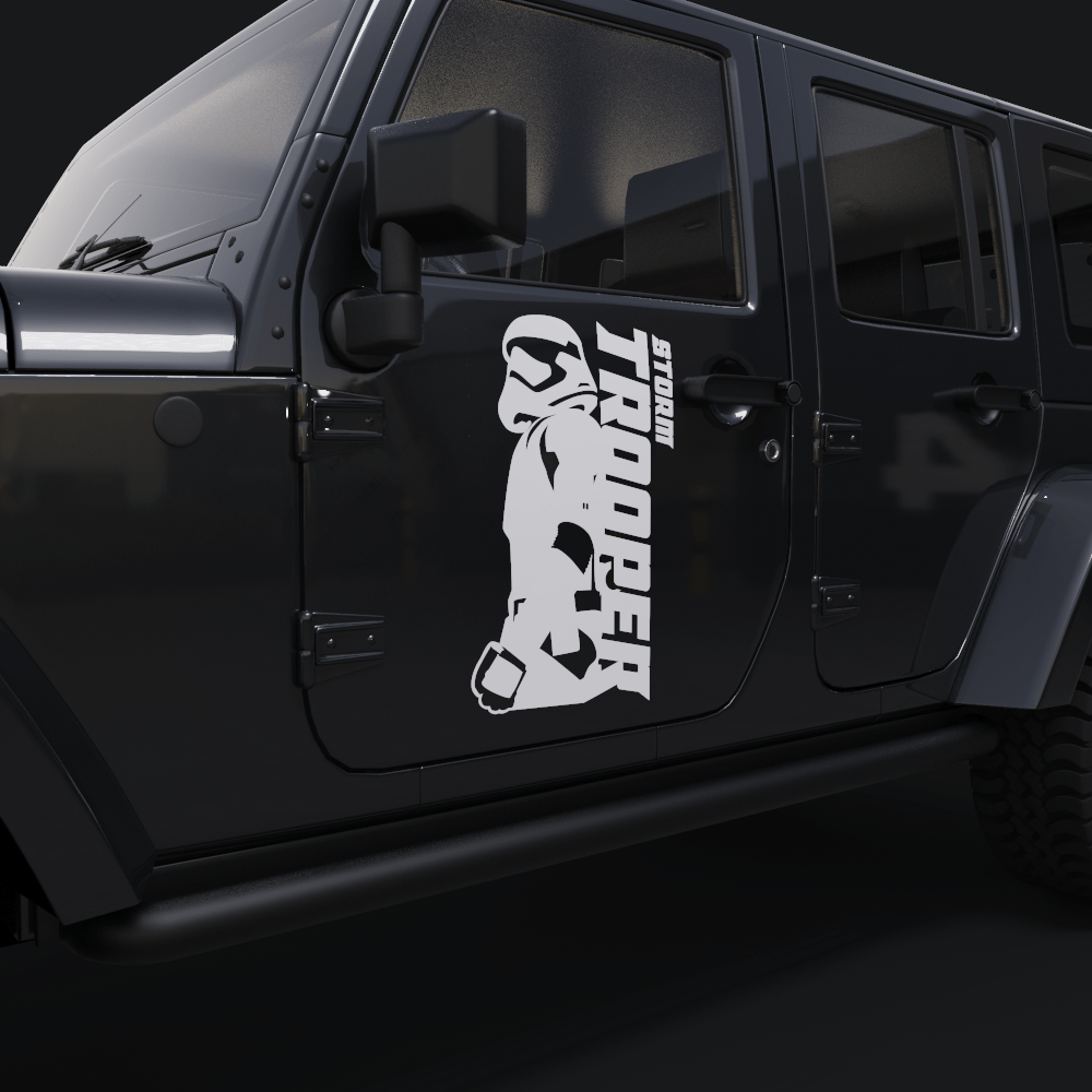 Stormtrooper Decal Set Nerdecal Star Wars Jeep Decals