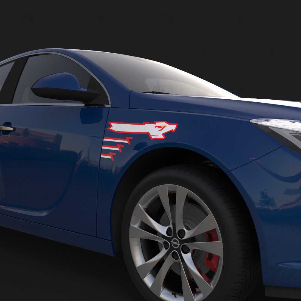 MAVERICK Top Gun Side Decal Stripes Set Nerdecal