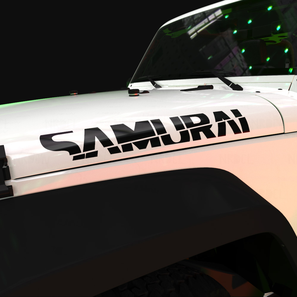 Samurai Car Decals