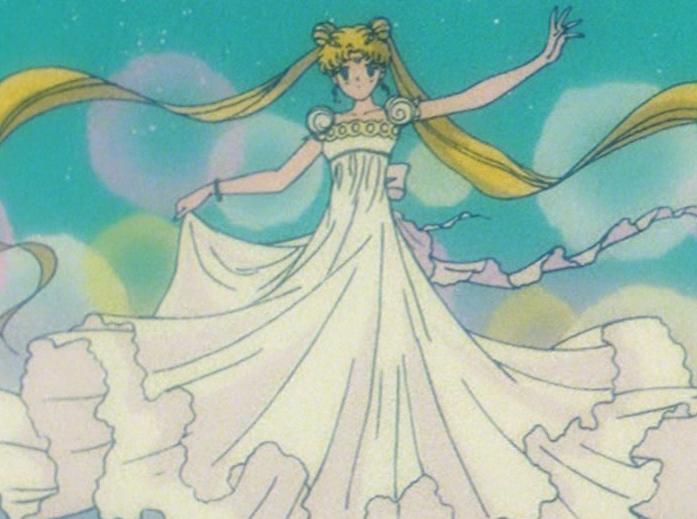 Sailor Moon Wearing Wedding Dress