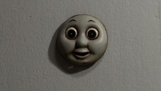 This Wall Crawling Thomas The Tank Engine Face Will Haunt Your