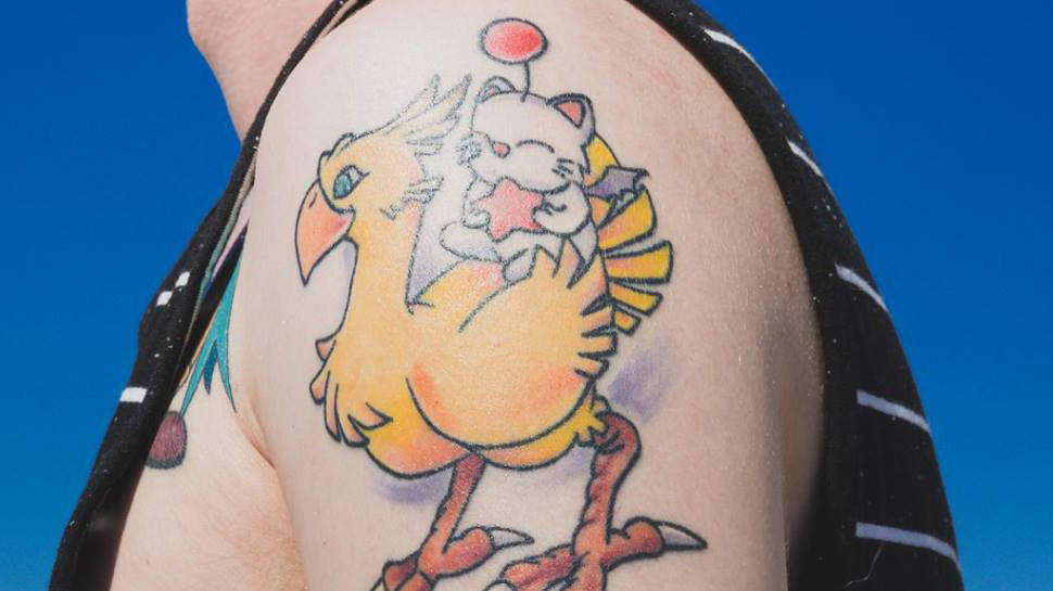 Video Game Tattoo Sleeve With Final Fantasy, Mass Effect, And More - Nerdist 545_x_970_jpg