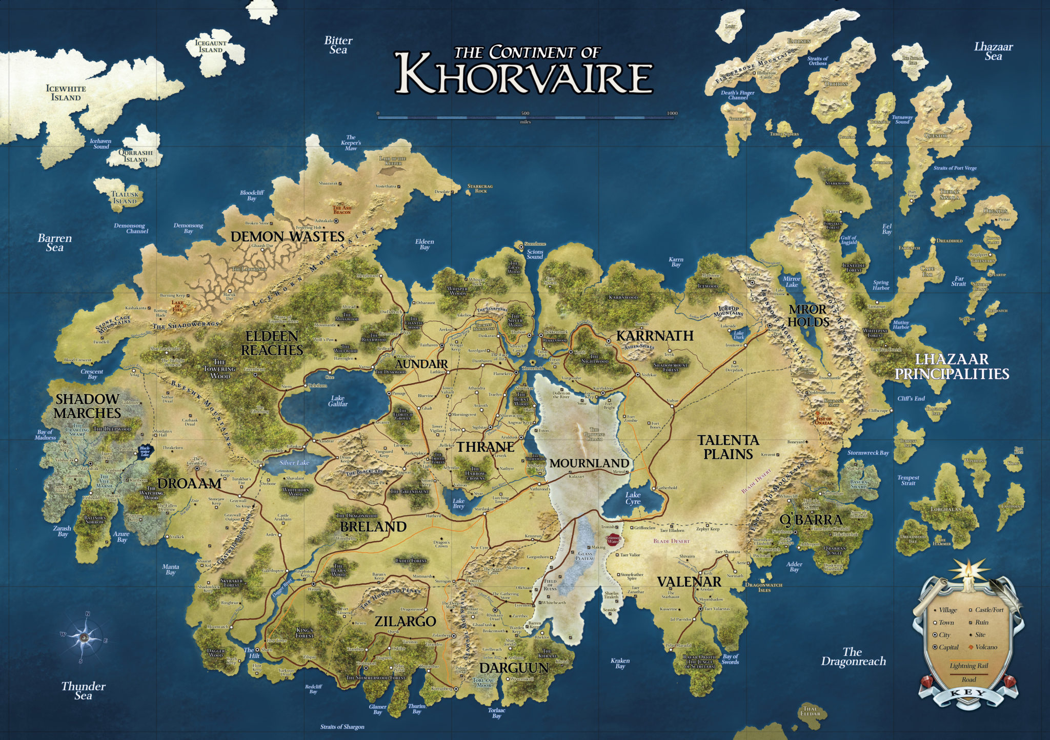Eberron Aerenal Map