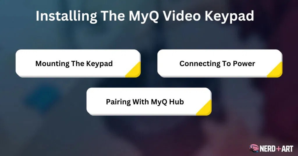 How To Install MyQ Smart Garage Video Keypad? - Nerd Plus Art