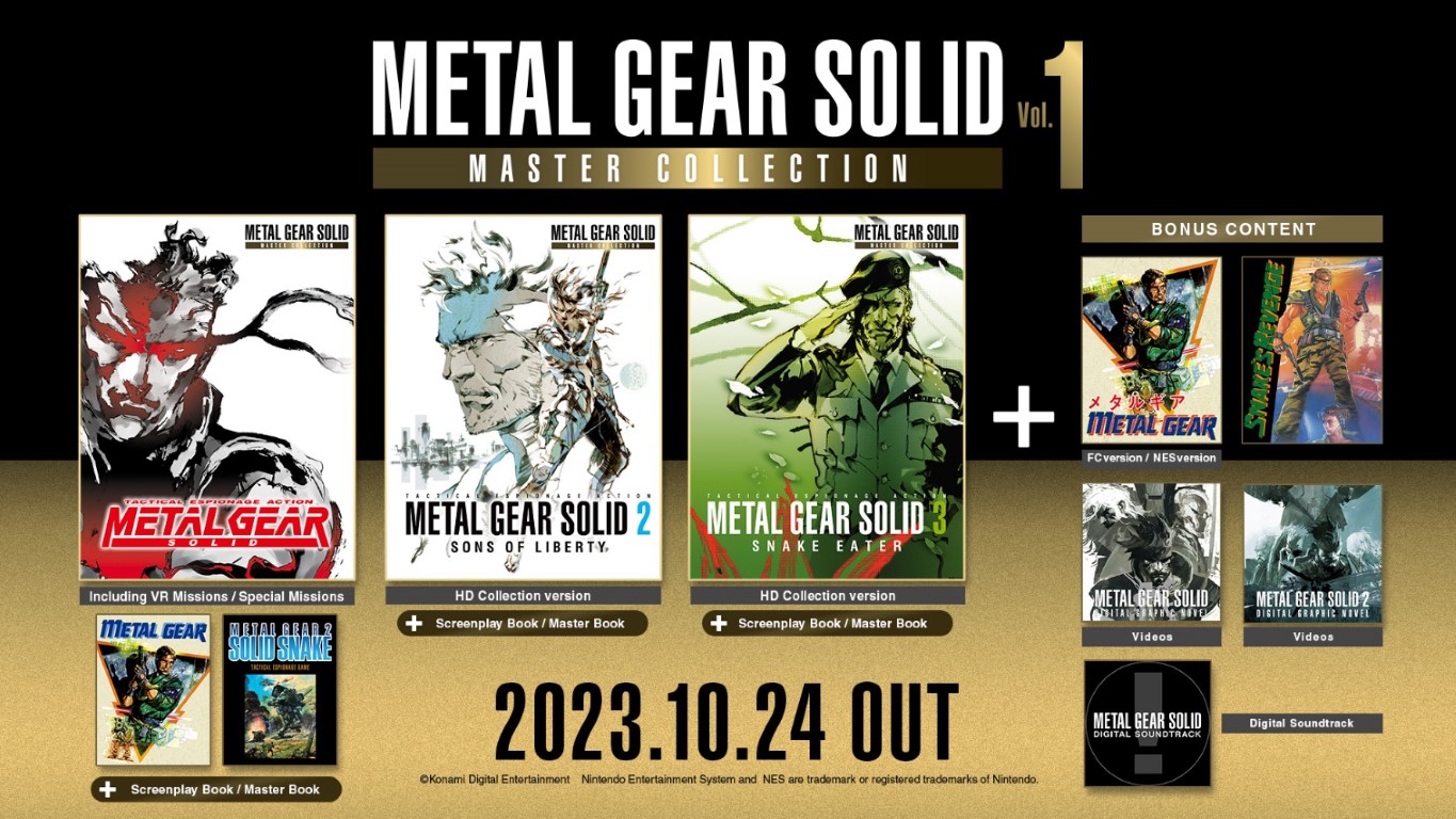 Metal Gear Solid Master Collection Vol. 1 Coming to Consoles and PC in