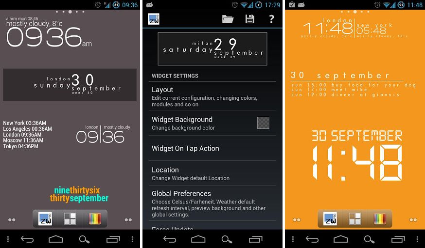 How to use zooper widget templates opecrx