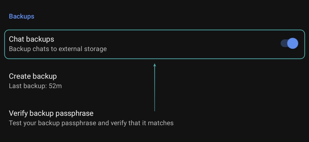 final 13 Как восстановить переписку в сигнале