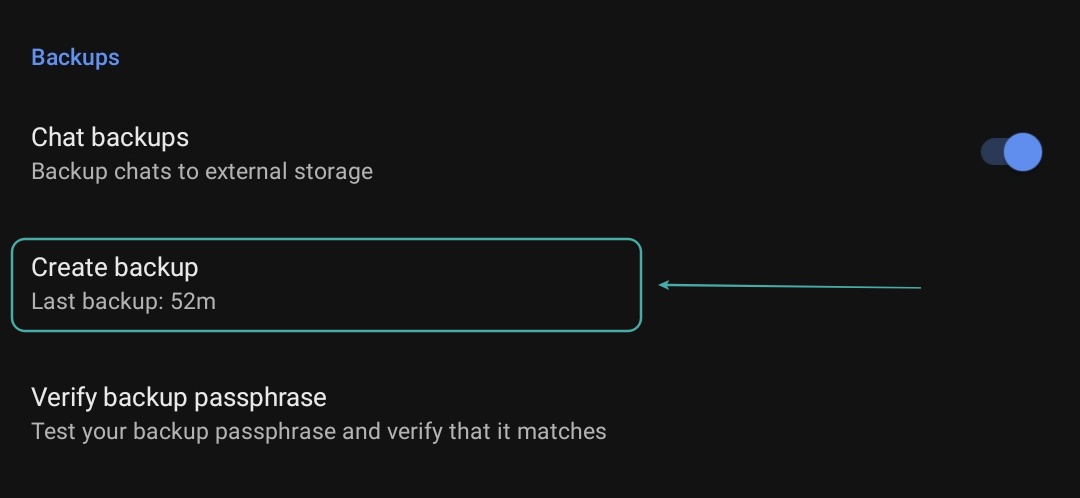 final 14 Как восстановить переписку в сигнале