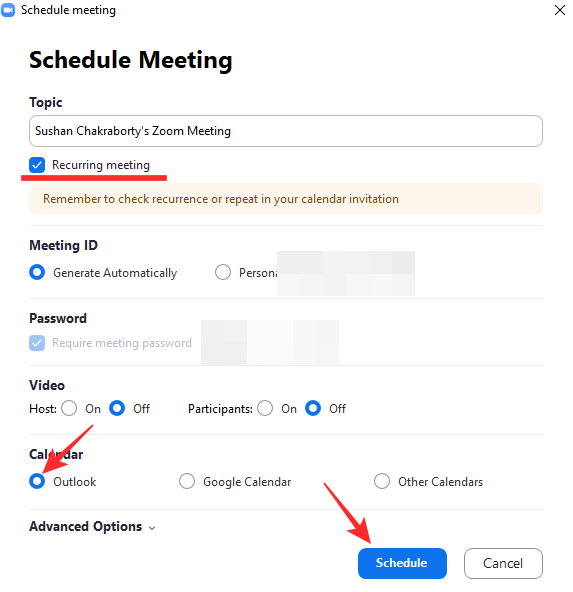 How To Create a Recurring Zoom Meeting