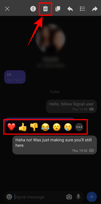 android chat messages 1 как удалить сигнал с телефона